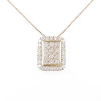 K18YG ダイヤモンドネックレス