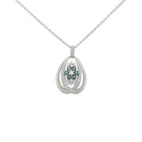 PT フラワー アレキサンドライトネックレス