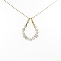 K18YG ダイヤモンドネックレス