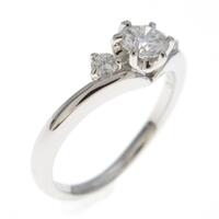 プラチナダイヤモンドリング 0．257ct・D・VVS1・3EXT H＆C