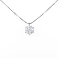 【リメイク】プラチナダイヤモンドネックレス 1．001ct・F・I1・GOOD