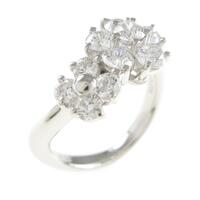 PT フラワー ダイヤモンドリング