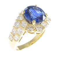 750YG サファイヤリング