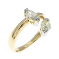 K18YG ダイヤモンドリング