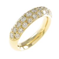 K18YG パヴェ ダイヤモンドリング