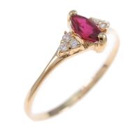 K18YG ルビーリング