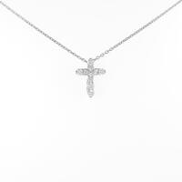 PT クロス ダイヤモンドネックレス