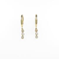 K18YG ダイヤモンドイヤリング