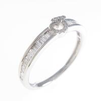 K18WG ダイヤモンドリング