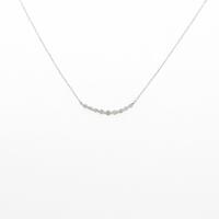 K18WG ダイヤモンドネックレス