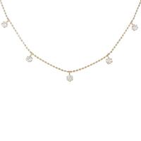 K18YG ダイヤモンドネックレス