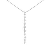 K18WG 2WAY ダイヤモンドネックレス