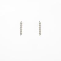 【リメイク】K18WG ダイヤモンドピアス