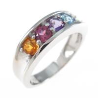 K14WG カラーストーンリング