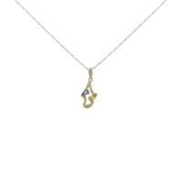 K18YG／750YG サファイヤネックレス