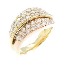 K18YG／K18PG パヴェ ダイヤモンドリング