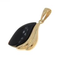 K18YG オニキスペンダント