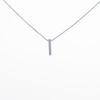 K18WG ダイヤモンドネックレス