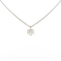 【リメイク】プラチナダイヤモンドネックレス 0．307ct・G・SI2・3EXT・H＆C