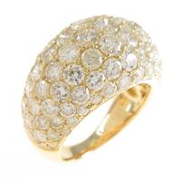 K18YG パヴェ ダイヤモンドリング