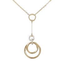 K18YG／PT ダイヤモンドネックレス