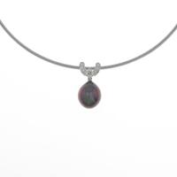 PT／K18WG／K18YG クロチョウパールネックレス