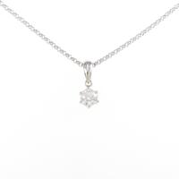 プラチナダイヤモンドネックレス 0．282ct・F・VS2・3EXT H＆C