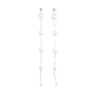 K18WG アコヤパールピアス