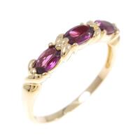 K18YG ガーネットリング