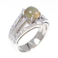 PT クリソベリルキャッツアイリング