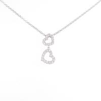 ポンテヴェキオ ハート ダイヤモンドネックレス