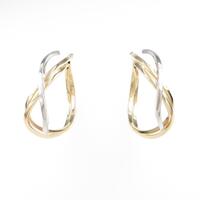 【新品】K14YG／K14WG フープピアス