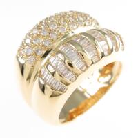 K18YG ダイヤモンドリング