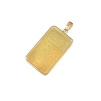 K18YG（枠） インゴットペンダント