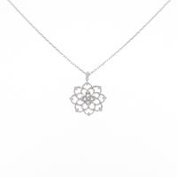 ヴァンドーム フラワー ダイヤモンドネックレス