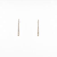 K18YG ダイヤモンドピアス