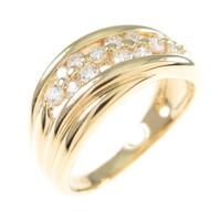 K18YG ダイヤモンドリング