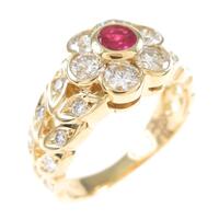 K18YG ルビーリング