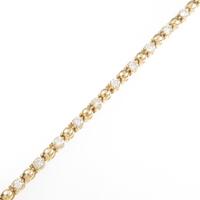 K18YG ダイヤモンドブレスレット