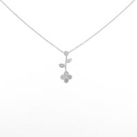 PT フラワー ダイヤモンドネックレス