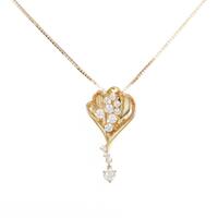 K18YG ダイヤモンドネックレス