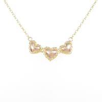 K18YG／K18PG ハート ネックレス