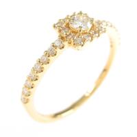 【リメイク】K18YG ダイヤモンドリング