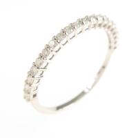 【リメイク】K18WG ハーフエタニティ ダイヤモンドリング