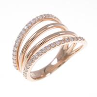 K18PG ダイヤモンドリング