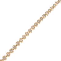 K18YG ダイヤモンドブレスレット