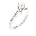 ティファニー クラシック ソリティア リング 0．33ct・H・VS1・EXT