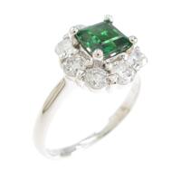 PT グリーンガーネットリング