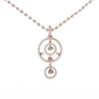 K18PG ダイヤモンドネックレス