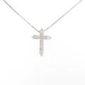 PT クロス ダイヤモンドネックレス